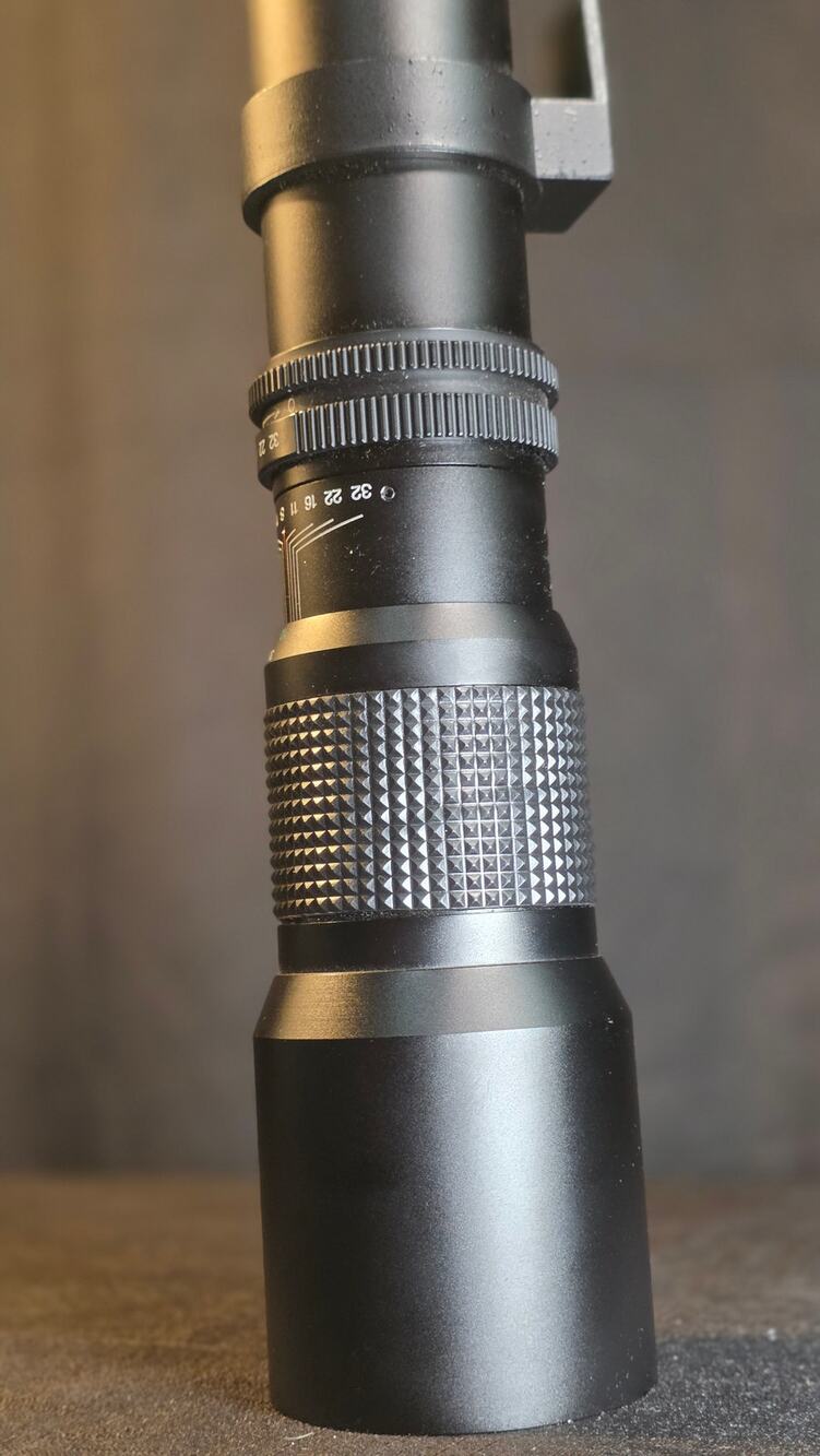 Ultimaxx 500mm f/8 Manual Lens + Canon T-Mount Adapter